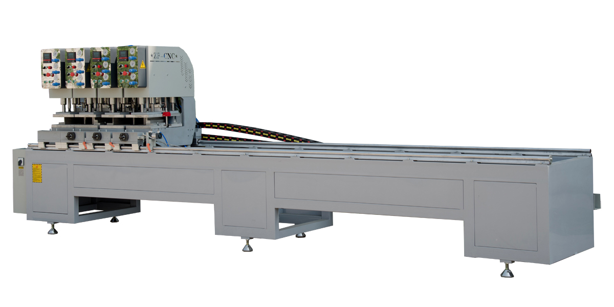 Four-position single-sided seamless welding machine