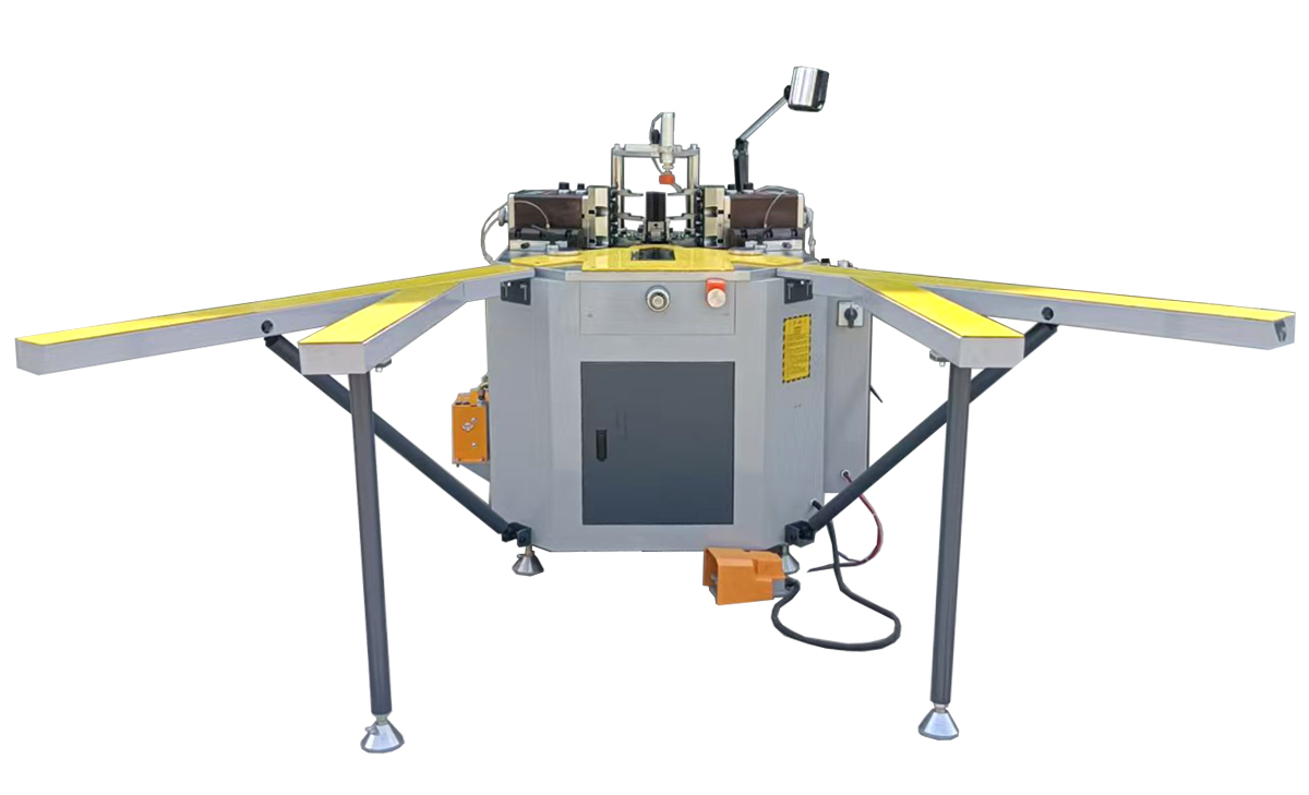 Heavy duty corner combining machine