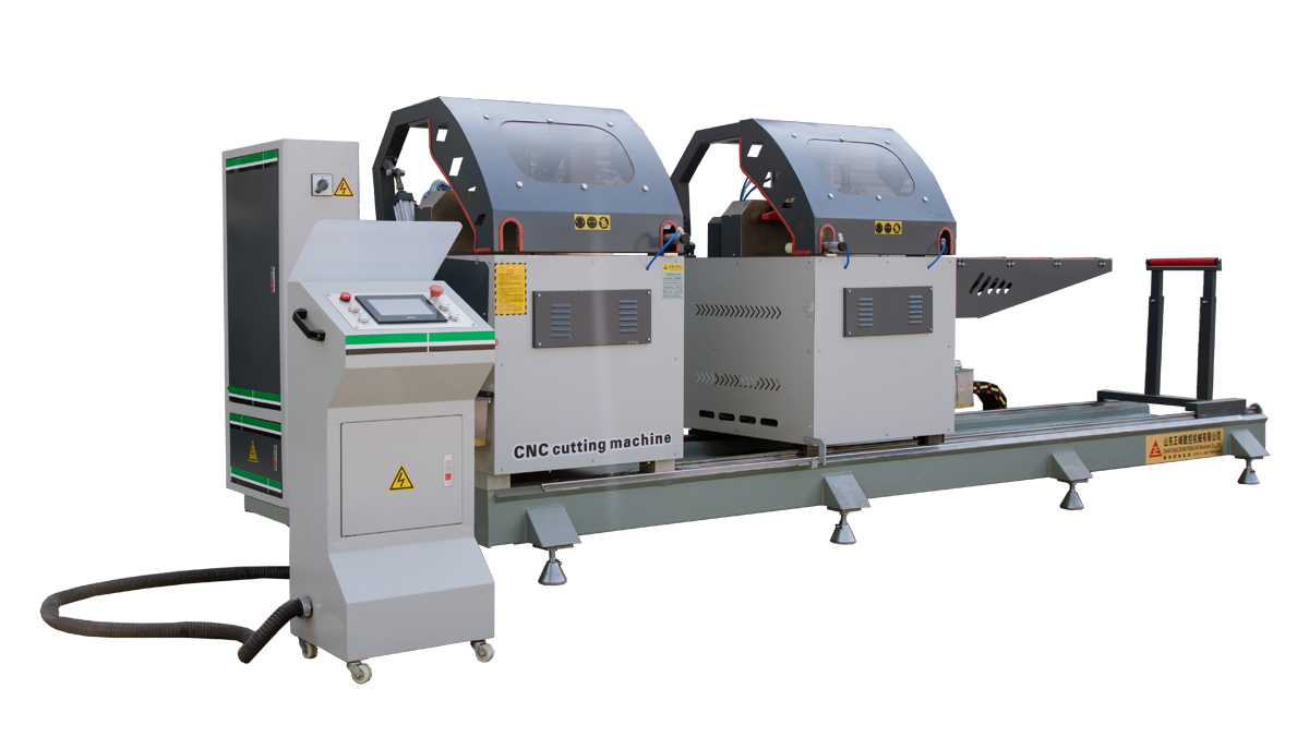 CNC Double head Precision Mitre Saw for Aluminum profiles